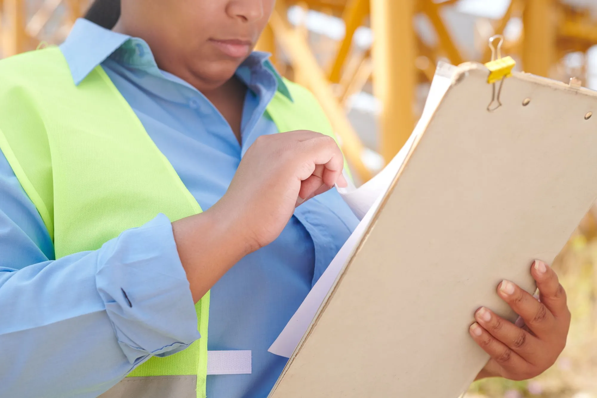 Reviewing existing job paperwork